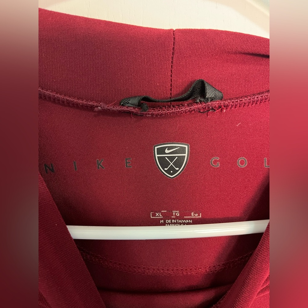 Nike Golf Tour Performance Dri Fit Red Athletic‎ Shirt Men's XL - Picture 5 of 7
